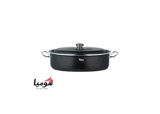 تابه گرانیتی درب فلزی تیارا سایز ۳۶
